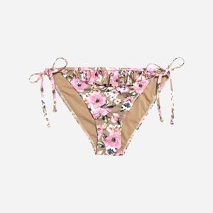 🌸New🌸Size Xsmall H&M String Bikini Bottom Floral